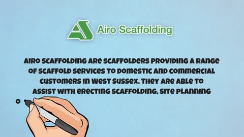 Excellent Scaffolding Services at West Sussex - Airo Scaffolding