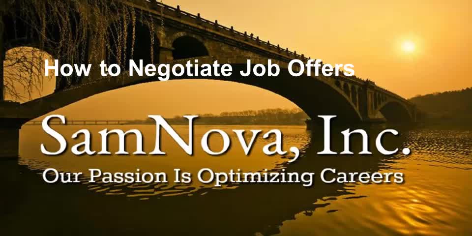 Optimize Your Career | How to Negotiate Job Offers