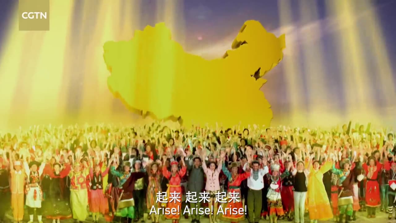 China updates national anthem video