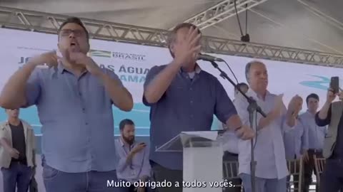 Brasil Bolsonaro trouxe água para o nordeste .
