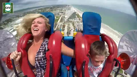 Slingshot ride laugh out loud 😂