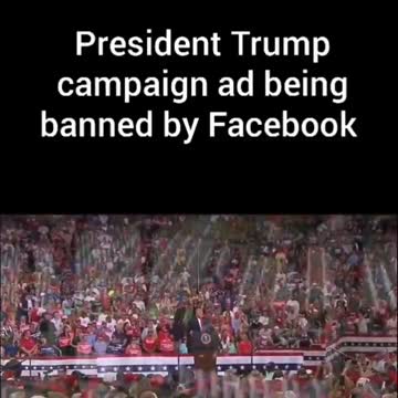 Trump AD blocked by Facebook