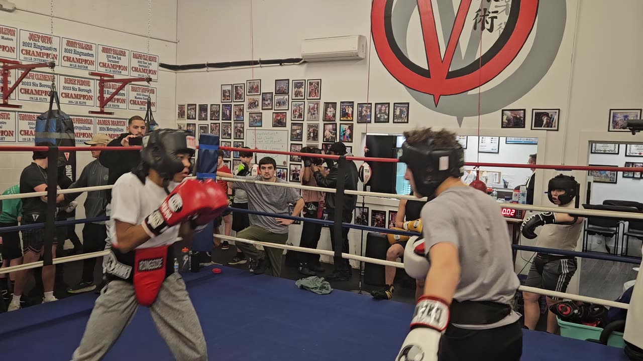 Joey sparring Jacob 2. 12/10/24