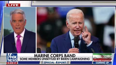Joe Biden Misuse of Marine Corps Band.