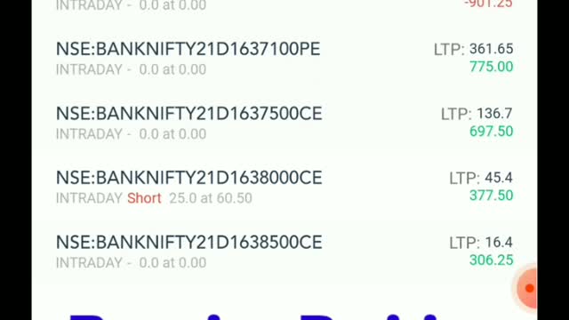 Live Stock Market Trade | Banknifty Trade | 13-Dec-2021