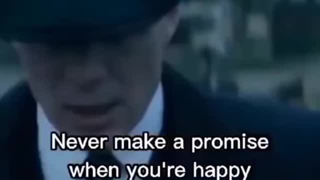 Never make a promise_