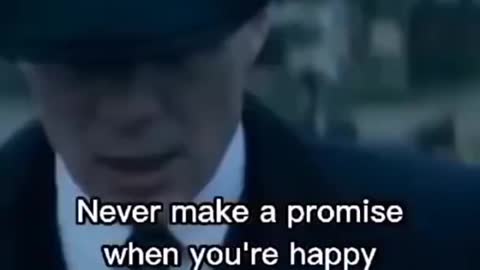 Never make a promise_