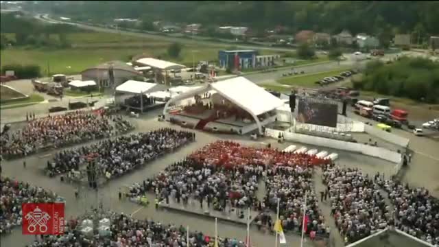 Prešov-Göttliche Liturgie im byzantinischen Ritus 14. September 2021 - Papst Franziskus