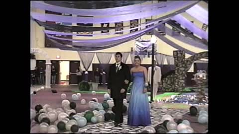 2000-01 WPHS Vids 063 Prom 029 Grand March Couple 02 by Glenn Strader