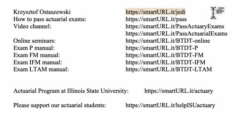 Exam LTAM exercise for September 10, 2021