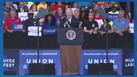 Biden yells "We beat pharma this year"