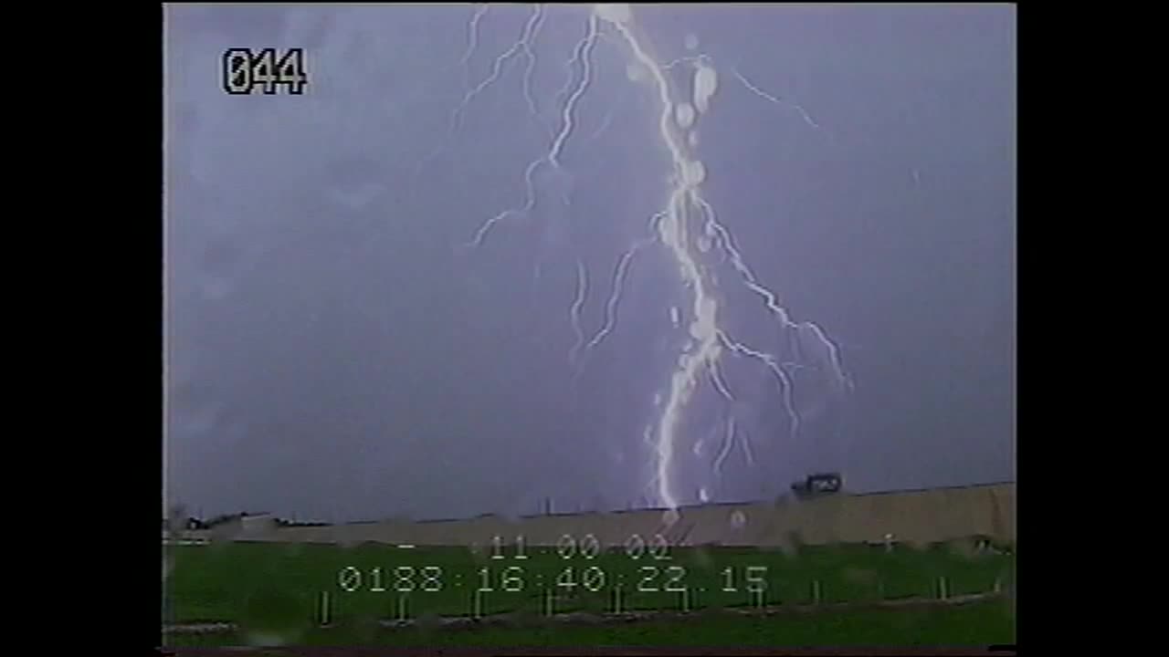 STS-135 Launch Pad Lightning Strike