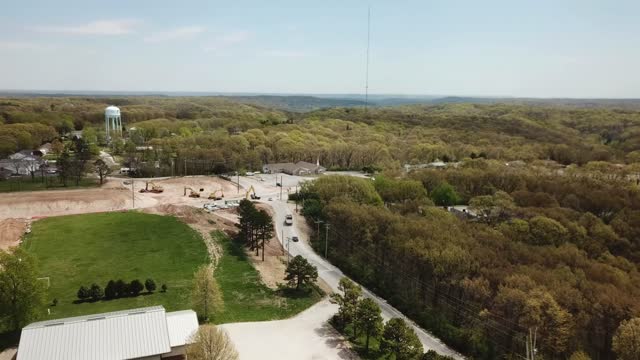 A flight by Drone to the church and back