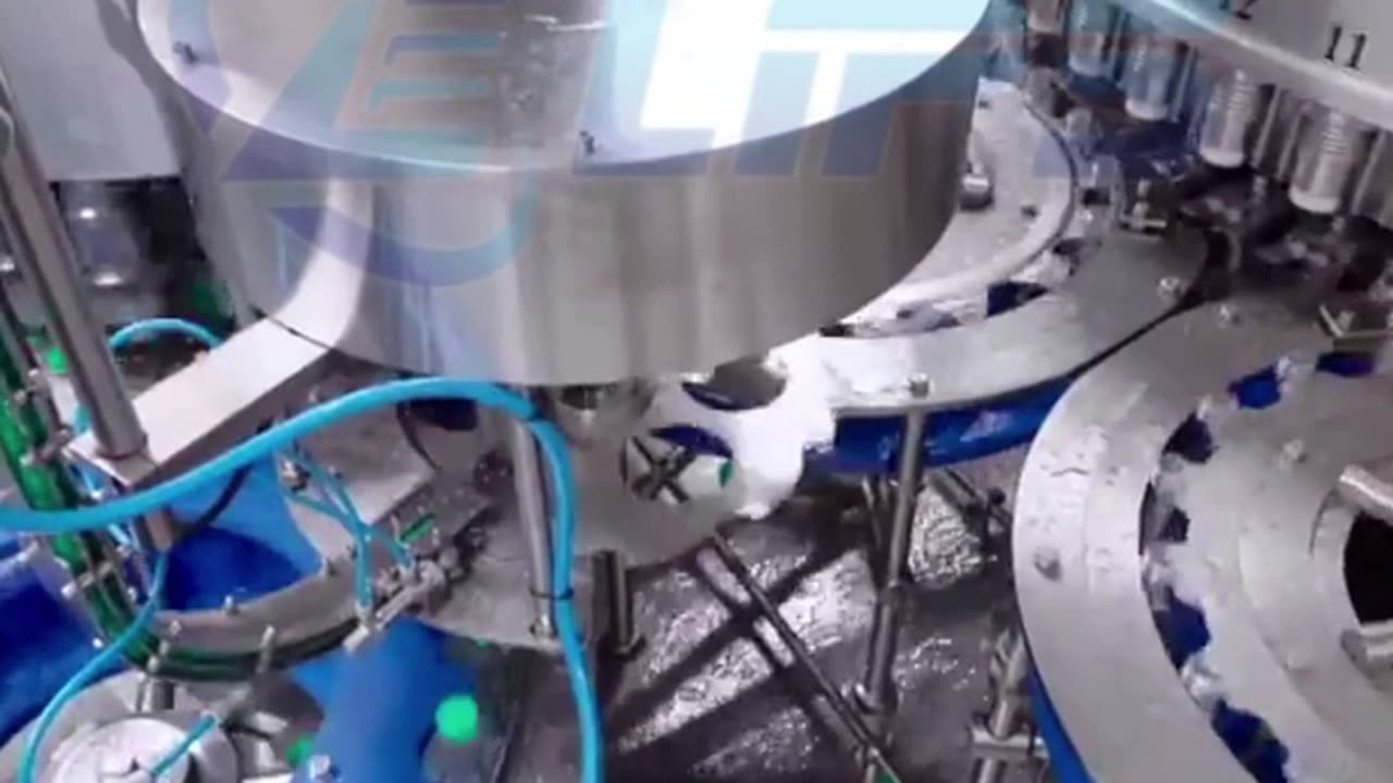 WATER FILLIG LINE #packaging#fyp#waterfllling#industrial#machine
