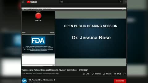 Dr. Jessica Rose - Vaccines and Related Biological Products Advisory Committee 09/17/2021 Meeting