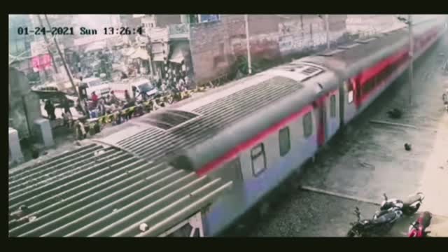 Rail Crossing Train Accident India