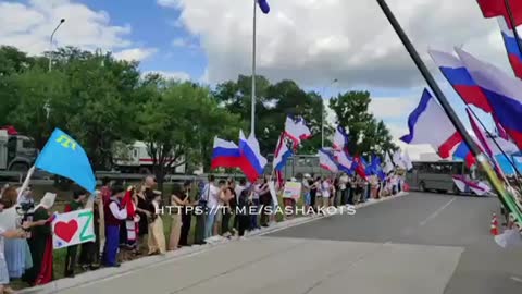 This Is How Crimea Welcomes Soldiers Returning Home From The Special Military Operation🇷🇺🇺🇦