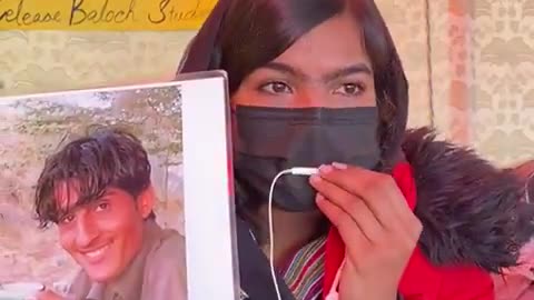 Baloch missing persons sister request