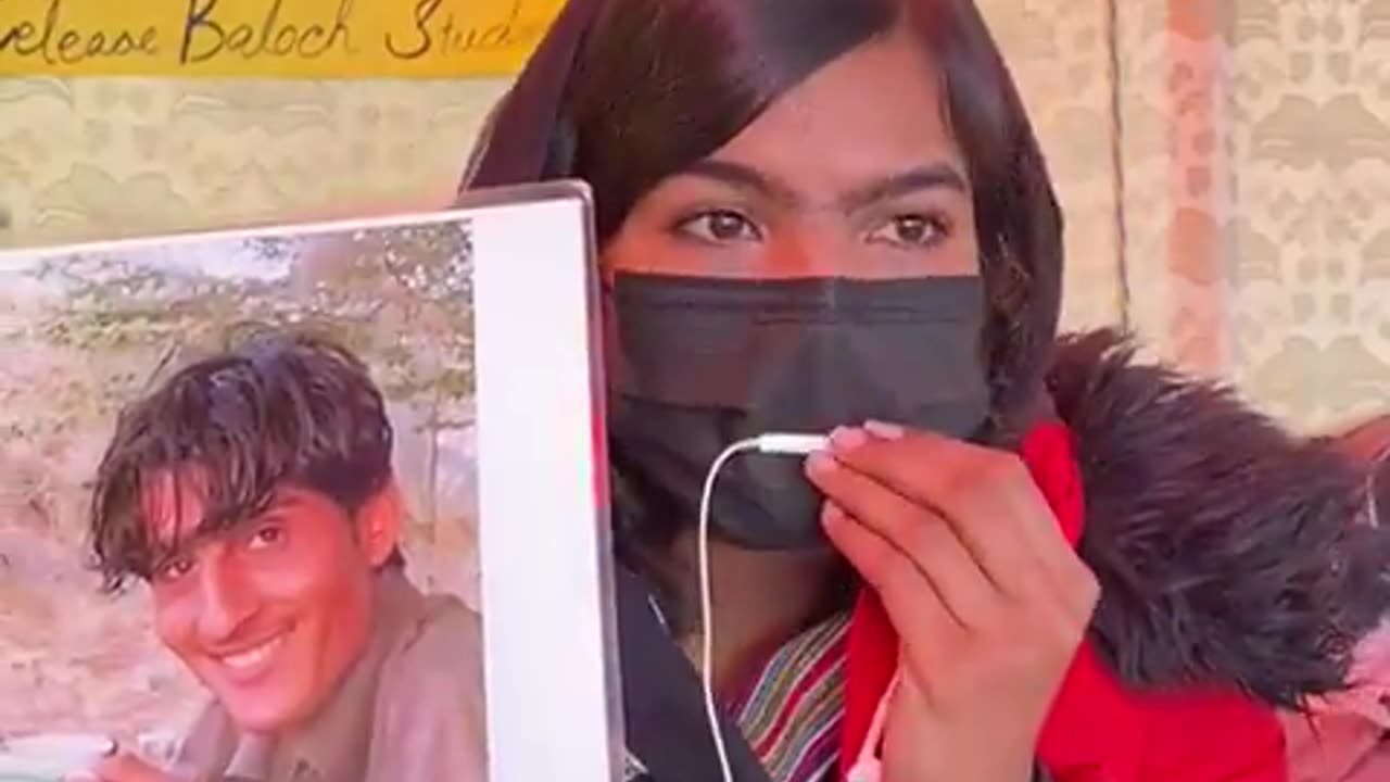 Baloch missing persons sister request