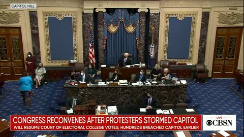 CBS coverage of January six stop the steal protest