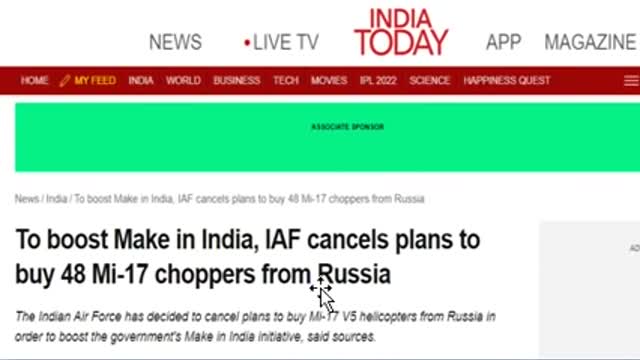 India Cancel the Russia MI Deal || India || Russia || USA || Joe Biden || Putin || Narendra Modi ||