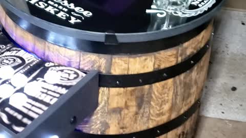 Jack Daniel's Whiskey barrel arcade by 705Arcade