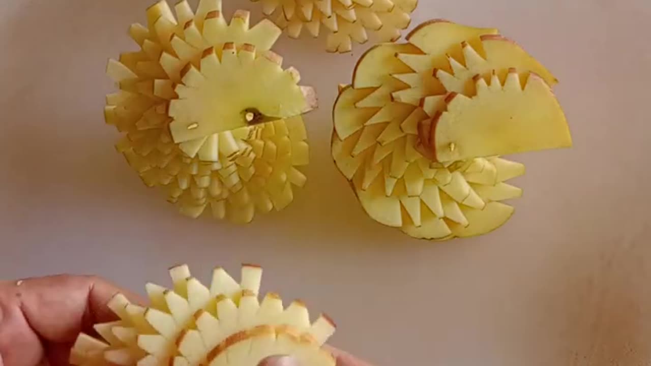 How to Carve Fruit Very Fast and Beauty part 4