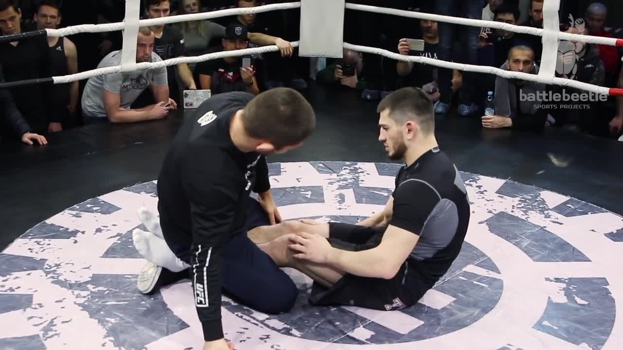 KHABIB NURMAGOMEDOV VS MICHAEL JOHNSON. GROUND CONTROL AGAINST THE CAGE