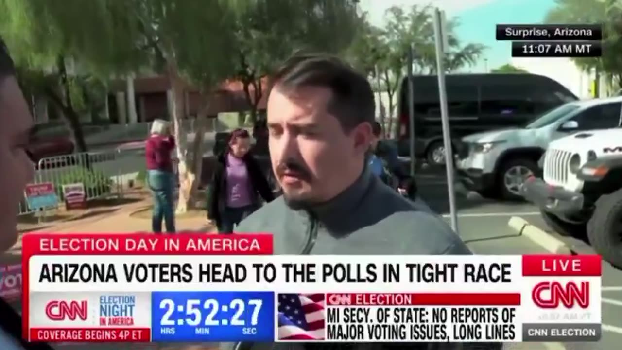 Arizona Democrat voter says he is voting for Donald Trump