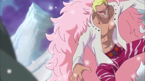 Aokiji vs doflamingo