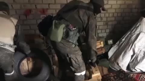 Russian forces voluntarily handed over a hidden warehouse