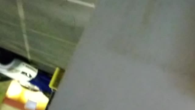 Case pushed with the van