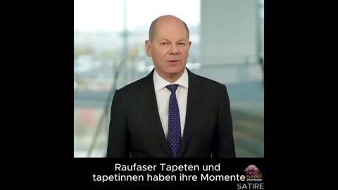 Scholz: "Nichts gegen Raufasertapeten!"