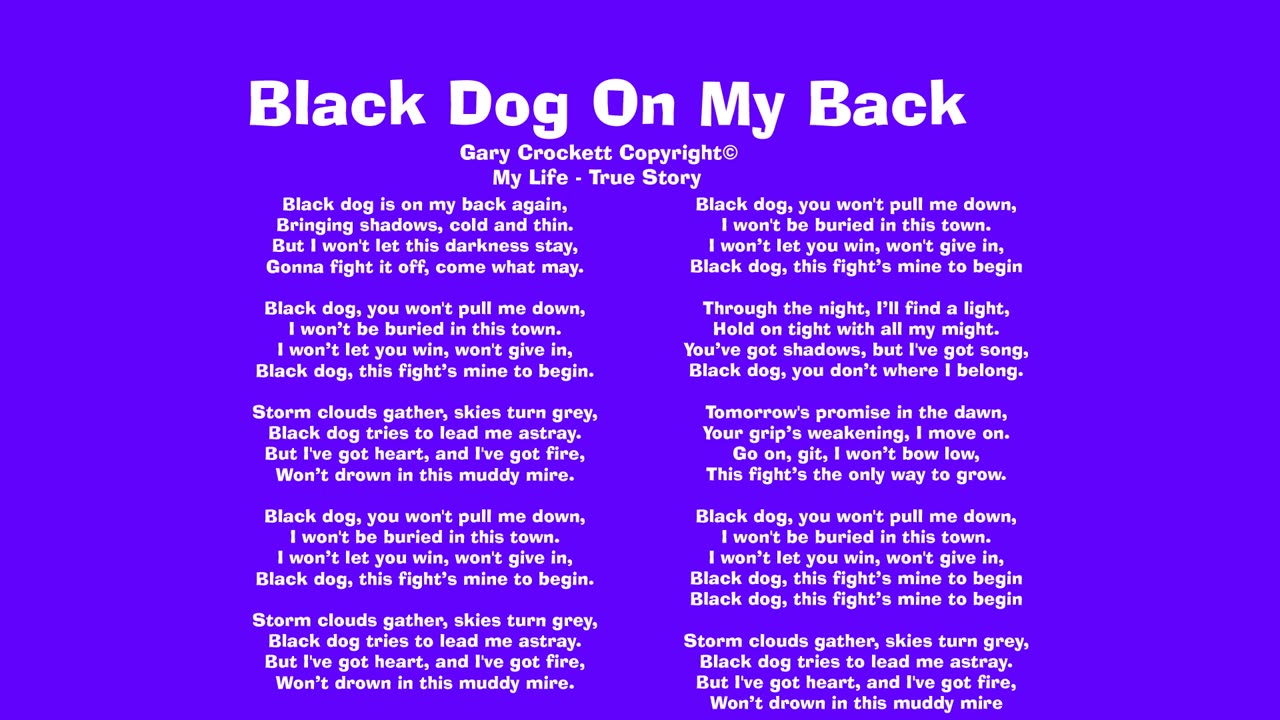 Black Dog Song