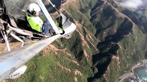 Flying to Kaikoura in an Ultralight Trike