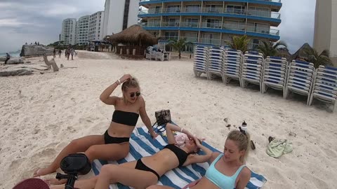 6. 3 Girls on the Beach - The Attractive Man