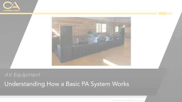 Understanding How a Basic PA System Works