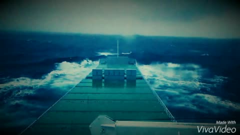 Heavy Rolling on a ship at the Northsea