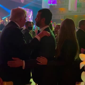 Don Jr. Gets a Huge Hug From Donald Trump on NYE for His Birthday