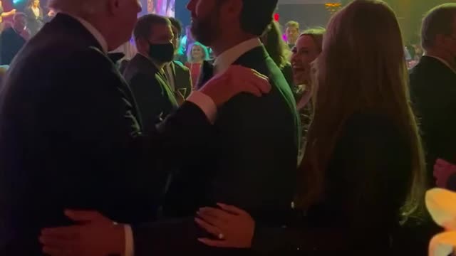 Don Jr. Gets a Huge Hug From Donald Trump on NYE for His Birthday