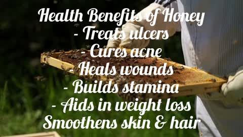 Honey benefits ...