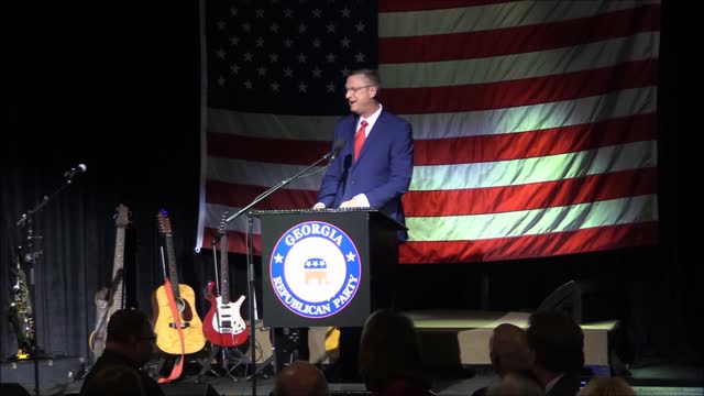 (R) Doug Collins at the Fannin GOP 2022 Valentines Banquet