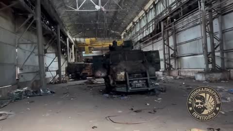 Destroyed Kozak Vehicles - Ilyich plant in Mariupol.