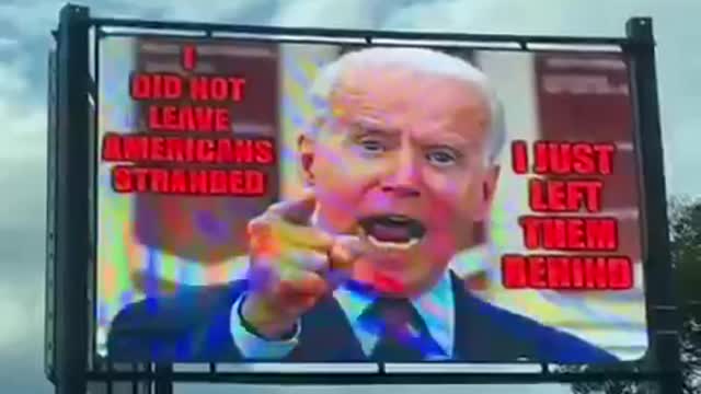 IMPEACH 44+46 Billboard BIDEN Obama LOL 😂