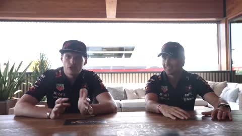 Let's Play The Yes or No Game with Max Verstappen and Sergio Perez