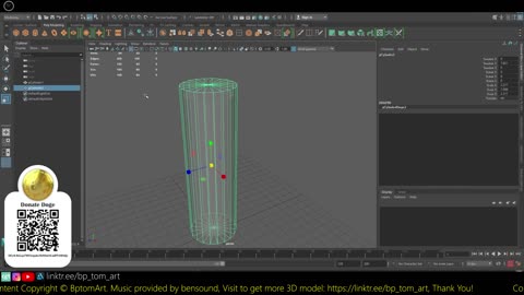Barber Pole v2 001 3D Modeling Timelapse