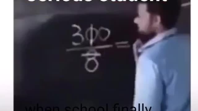 Rip Math Serious student Funny Video