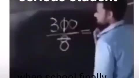 Rip Math Serious student Funny Video