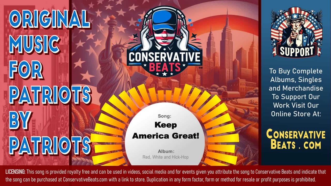 Conservative Beats - Album: Red, White and Hick-Hop - Single: Keep America Great!