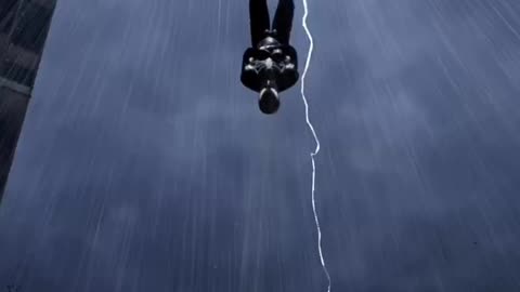 Spider man enjoying the fly and wonderful video